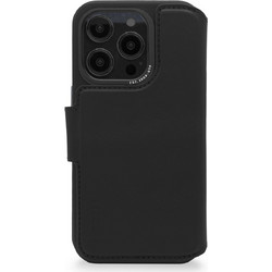 Decoded Detachable Leather Wallet Case Black (iPhone 14 Pro)