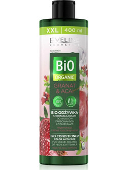 Eveline Granat & Acai Φυτικό Conditioner για Προστασία Χρώματος & Επανόρθωση για Βαμμένα & Ταλαιπωρημένα Μαλλιά 400ml