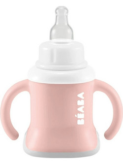 Beaba Εκπαιδευτικό Ποτηράκι Evolutive Old Pink 150ml