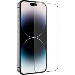 Tempered Glass Για iPhone 14 PRO MAX Full Cover Glue Προστατευτικό Οθόνης - Διάφανο