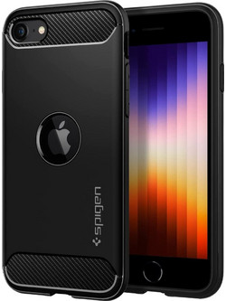 Spigen Rugged Armor Back Cover Black (iPhone SE 2020 / 7 / 8)
