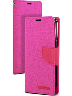 Mercury Canvas Diary Book Pink (iPhone 13 mini)