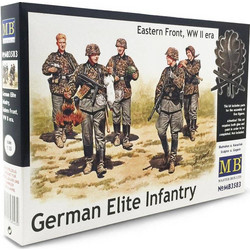 MASTER BOX LTD German Elite Infantry Eastern Front WW II Era Συναρμολογούμενη Πλαστική Φιγούρα Μοντελισμού 1:35