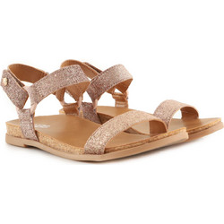 UGG Rynell Παιδικά Πέδιλα για Κορίτσι με Γκλίτερ Χρυσά 1126976K-RGGL