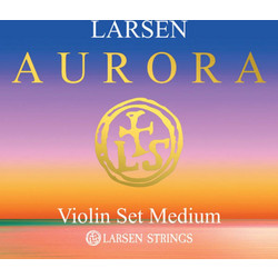 Larsen Strings Aurora Σετ 4 Χορδές Βιολιού Silver Plated Copper Medium Tension