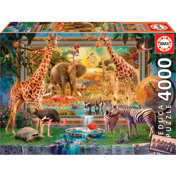Puzzle Educa Savana Coming To Life 4000 Κομμάτια