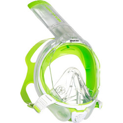 Mares Sea Vu S/M Μάσκα Θαλάσσης Full Face Διάφανη Lime