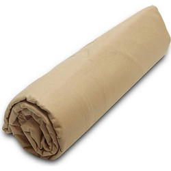 Sunshine Home Σεντόνι Yπέρδιπλο με Λάστιχο 180x200+20 Menta 04 Beige