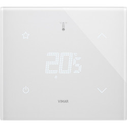 Θερμοστάτης KNX Star 2 Στοιχείων Λευκό Diamante Eikon