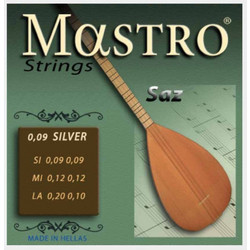 Mastro Σετ 6 Χορδές Σάζι Silver Plated Copper 9"