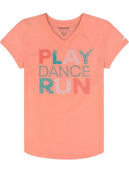 Reebok Play Παιδικό T-Shirt Κοντομάνικο Κοραλί H4385RGI