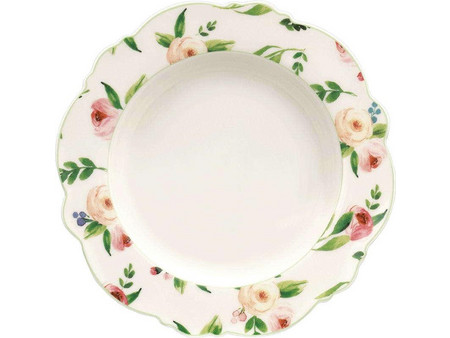 Cryspo Trio Πιάτο Βαθύ Πορσελάνης Primavera Green 23cm 28-097-02