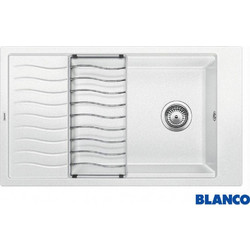 Blanco Elon XL 8S Ένθετος Νεροχύτης Γρανίτη Αντιστρεφόμενος White 86x50cm