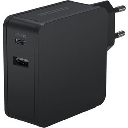 Ansmann 254PD Φορτιστής Χωρίς Καλώδιο με Θύρα USB-A & USB-C 60W Power Delivery Black