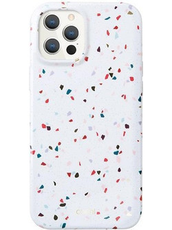 Θήκη κινητού Uniq Coehl Terrazzo iPhone 12 Pro Max 6.7 white / natural white