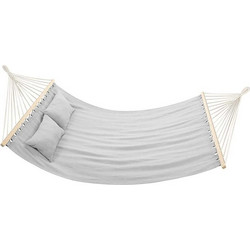 Διπλή Αιώρα 345 x 150 cm Χρώματος Γκρι Bakaji 02814200
