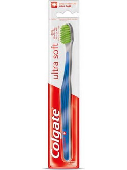 Colgate Swiss Made Ultra Soft Οδοντόβουρτσα Λευκή Μπλε