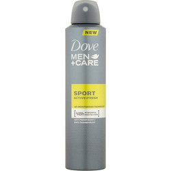 Dove Care Sport Active Fresh Ανδρικό Αποσμητικό Spray 48h 250ml
