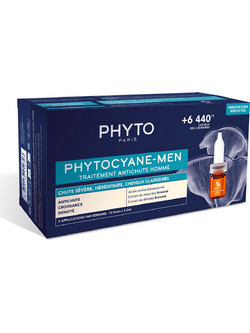 Phyto Phytocyane Severe Hair Loss for Men Αμπούλες κατά της Τριχόπτωσης 12x3.5ml
