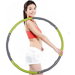 0.7kg 6-Section Fitness Removable Sponge Foam Fitness Circle for Adult(Green) (OEM)