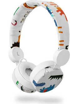 Nedis HPWD4104WT N-imal Elephant Ενσύρματα Παιδικά Ακουστικά On Ear Λευκά