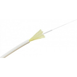 Fibertechnic Καλώδιο Οπτικής Ίνας White 1xSinglemode 9/125 G.657B3 DROP LSZH 3mm