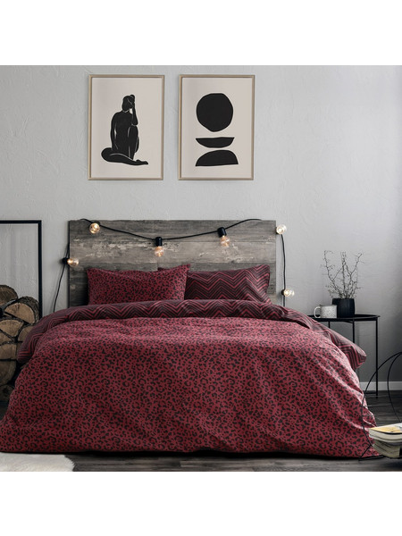 Kocoon Σετ Σεντόνια Μονά Βαμβακερά 160x270 Zola Bordeaux