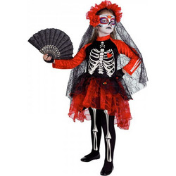 Παιδική Αποκριάτικη Στολή Day of the Dead (Girl) 818