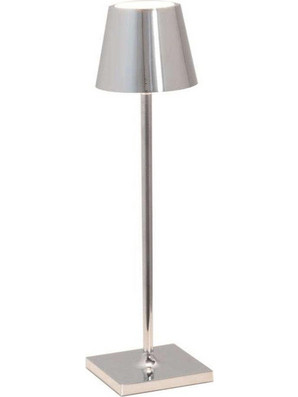 Zafferano LD0490C3 Πορτατίφ Αφής LED με Μπαταρία Ασημί Φ7xΥ27.5cm
