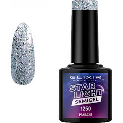 Elixir Star Light Semi Gel 1250 Panache Glitter Ημιμόνιμο Βερνίκι Νυχιών 8ml