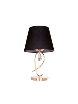 Aca TNK81490CG1T Πορτατίφ Ε27 Μαύρο Χρυσό Φ28xΥ49cm