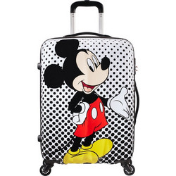 American Tourister Disney Legends Mickey Mouse Polka Dot Βαλίτσα Μεσαία 65x47x27cm με 4 Ρόδες Πολύχρωμη