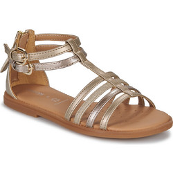 Geox Karly Παιδικά Πέδιλα για Κορίτσι Χρυσά J7235D0NFHIC2010