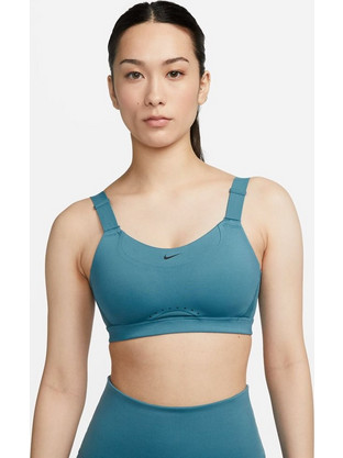 Nike Dri-FIT Alpha Padded Adjustable Αθλητικό Μπουστάκι με Υψηλή Στήριξη & Ελαφριά Ενίσχυση Βεραμάν DD0430-440