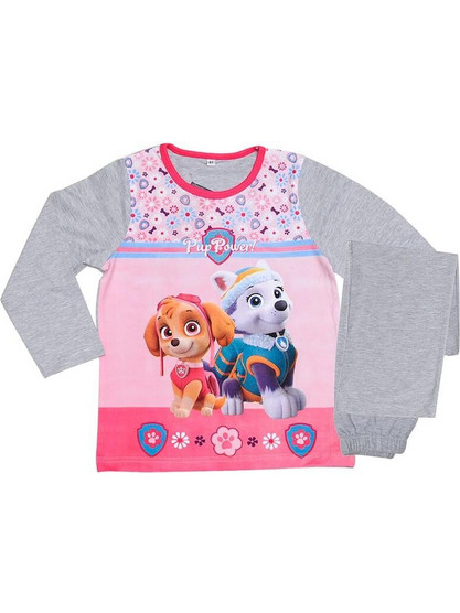 Παιδική Πυτζάμα Paw Patrol Μακρυμάνικη Γκρι Γκρι