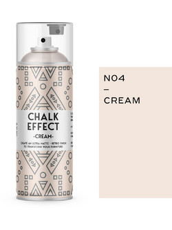 Cosmoslac Chalk Effect Χρώμα Κιμωλίας Σπρέι No4 Cream 400ml