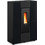 La Nordica Marilena Plus Black Σόμπα Pellet Αεραγωγών Αερόθερμη 8kW