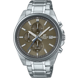 Casio Edifice Ανδρικό Ρολόι Χρονογράφος με Ασημί Μεταλλικό Μπρασελέ EFV-610D-5CVUEF