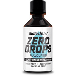 BioTech USA Zero Drops 50ml Coconut Macaron