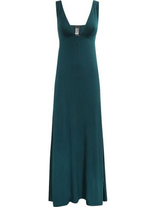 Emporio Armani Midi Καλοκαιρινό Φόρεμα για Γάμο / Βάπτιση Πετρόλ 2627293R31405832