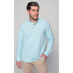 Ben Tailor Ανδρικό Πουκάμισο Μακρυμάνικο Komo Turquoise BENT.0575
