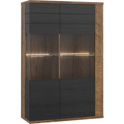 ΒΙΤΡΙΝΑ ΜΕΛΑΜΙΝΗΣ RYKER HM8854 ΚΑΡΥΔΙ ΓΚΡΙ 101,8x41,6x155,5 εκ