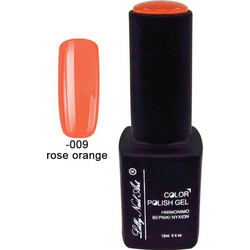 Lilly Nail Art Color Gel Rose Orange Ημιμόνιμο Βερνίκι Νυχιών 12ml