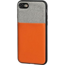 Lampa Duo Pocket Silver Line Θήκη Grey / Orange (iPhone 8 / 7)