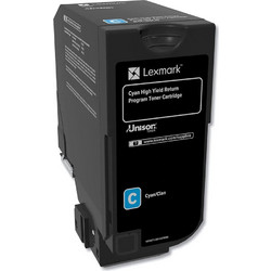 Lexmark 74C2HC0 Cyan Toner