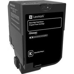 Lexmark 74C2HK0 Black Toner