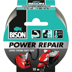 Bison Ταινία Bison Power Repair Πολυαιθυλενίου Γκρι 10m (26196)