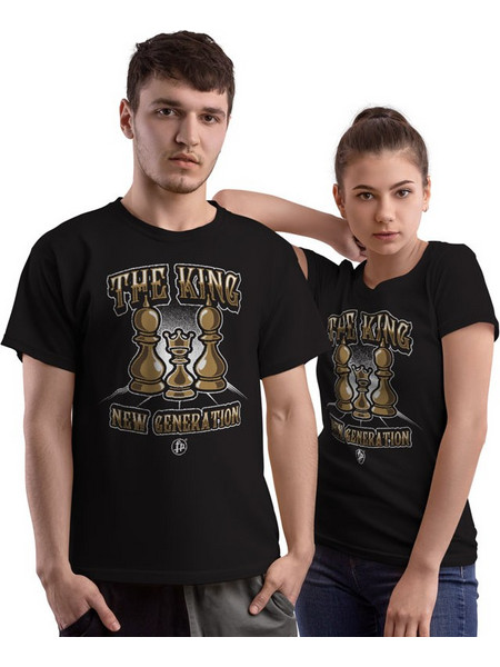 The King New Generation (Κοντομάνικο Ανδρικό / Unisex) - Deep black