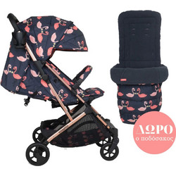 Cosatto Woosh 3 Καρότσι Μωρού Μπαστούνι Pretty Flamingo