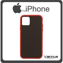 Vennus Θήκη Πλάτης - Back Cover, Silicone Σιλικόνη TPU Red Κόκκινο For iPhone 12 mini